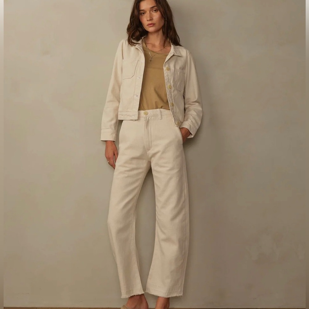 RoadtoNowhere Women's Pilon Recycled Cotton Raw Hem Trouser